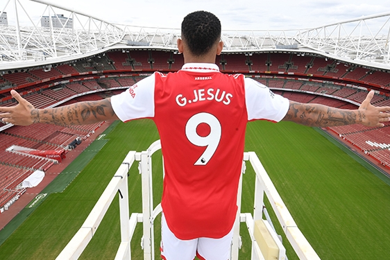 Arsenal of the new Jesus No. 9 spear