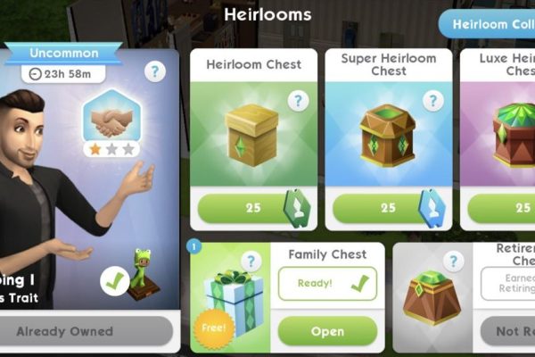 การสะสมไอเทมและของตกแต่งหายาก (Collectibles) ใน The Sims Mobile